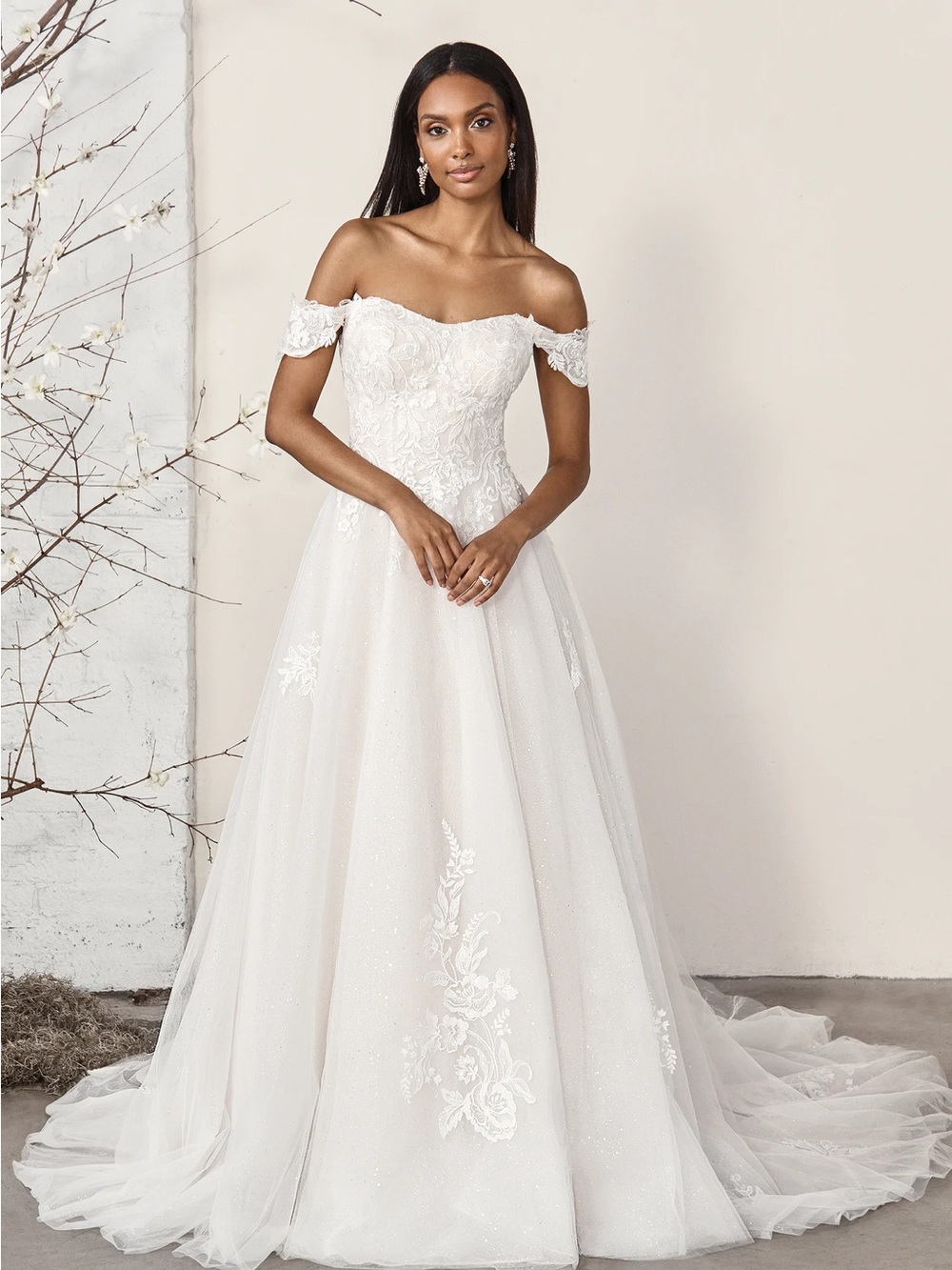 Justin Alexander | Sincerity Off-the-Shoulder Wedding Dress